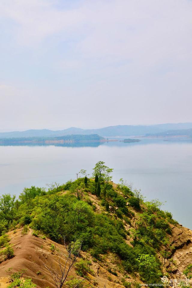 李庄黄河大堤风景区，黄河边青山绿水