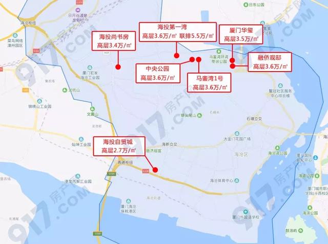 厦门湖里区房价，厦门各区房价分布图（预算300万在厦门怎么选）