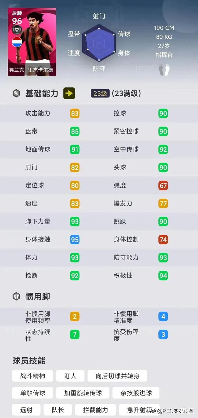 实况足球最强右后卫，实况足球阵型推荐2022最强右后卫（实况足球国服利物浦精选简析）