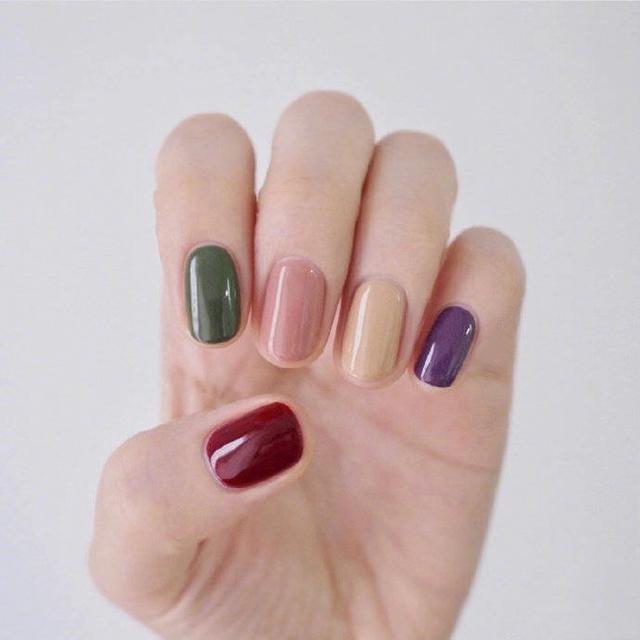 好看的显白的纯色美甲推荐，好看又显白系列美甲