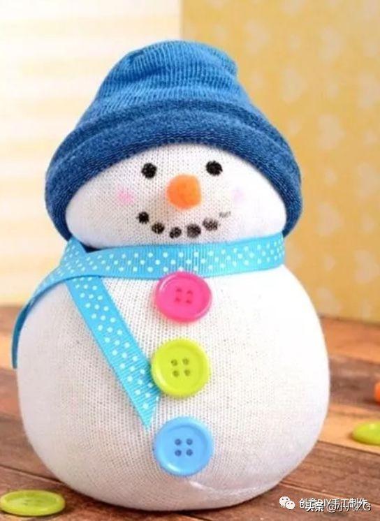 雪人制作手工简单又好看，多款雪人创意手工