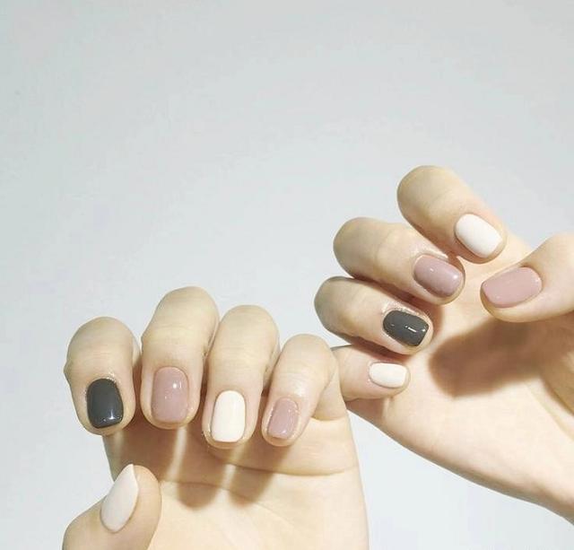 好看的显白的纯色美甲推荐，好看又显白系列美甲
