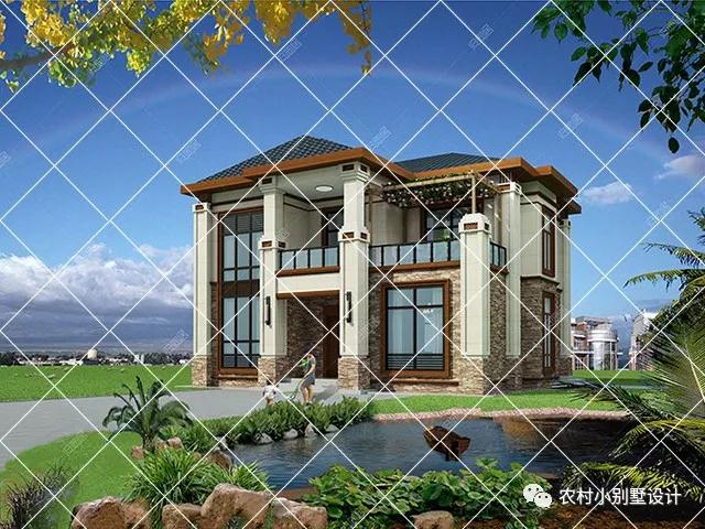 农村小别墅图片大全，100套乡村别墅图纸大全大图