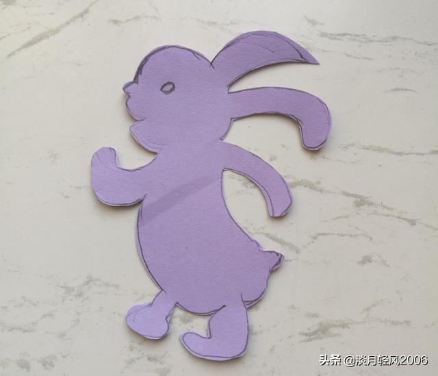 儿童剪纸小兔子，儿童手工剪纸作品小兔子（2023，兔兔的可爱剪纸来了）