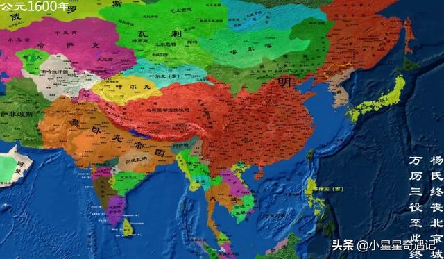 明朝版图全图超清版大图，全方位展示明朝疆土变化地图