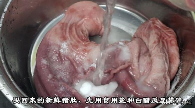 大蒜肚条的做法，大蒜烧肚条做法图解