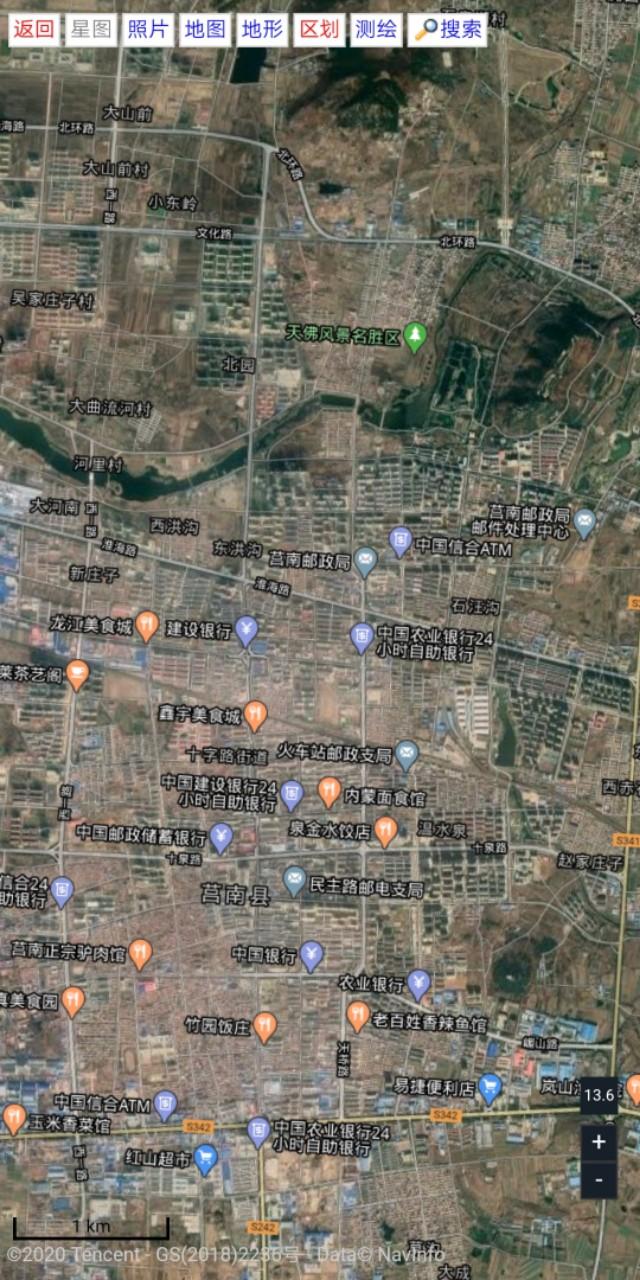 山东省临沂市地图，临沂市中心城区图