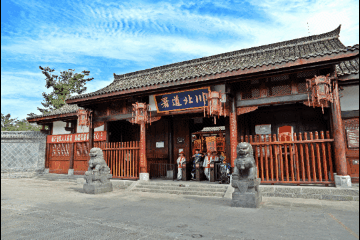 阆中古城景点地图高清版大图，初识中国风水宝地阆中古城