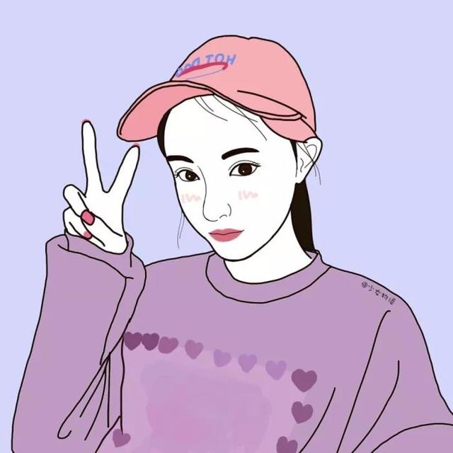 超有质感的手绘头像，能够给自己增加自信心