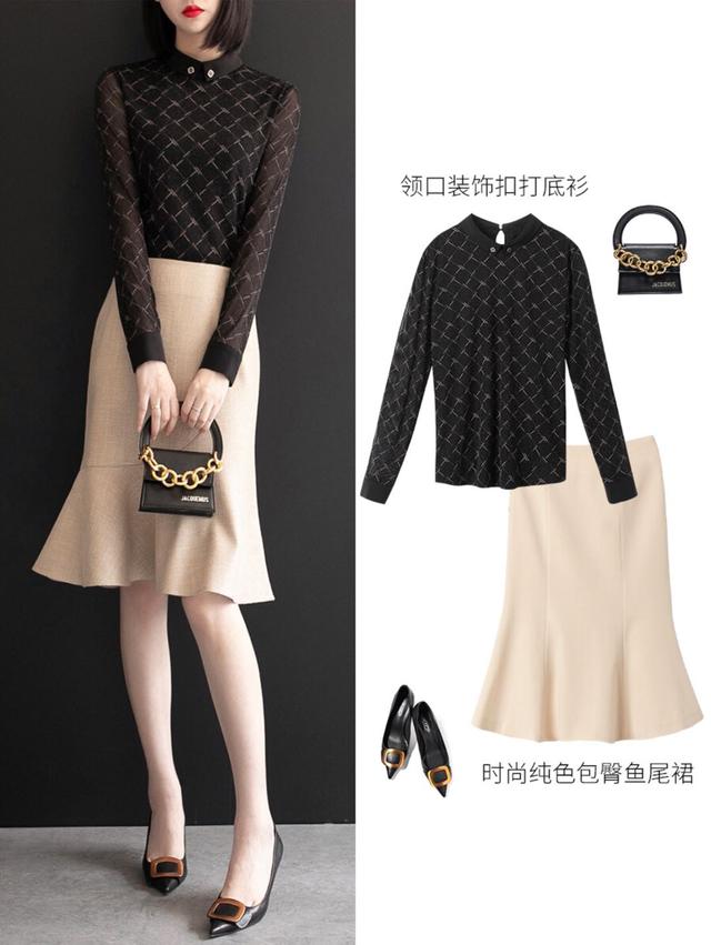 精致时髦的职场穿搭，看看我们的时髦OL是怎么搭配知性通勤风的