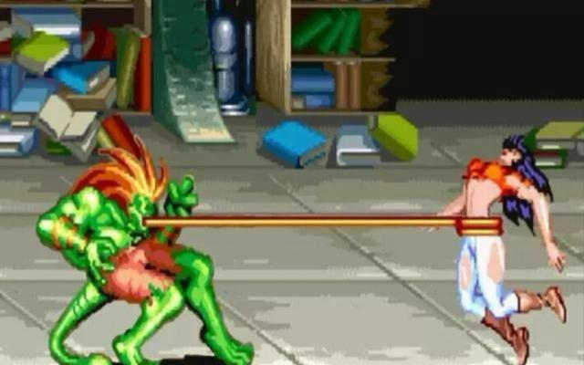 动漫街机游戏美女，小时候因单纯错过的街机美女