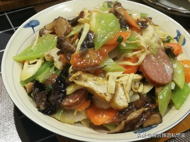 烧什锦简单好吃，零失败番茄香菇什锦菜