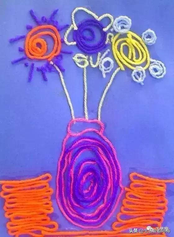 适合小孩的毛线手工，毛线小手工合集