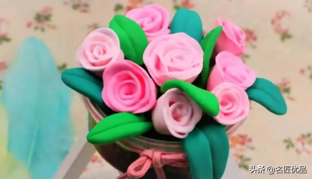 怎么用粘土做花的简单方法，粘土手工厉害了