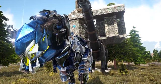 方舟生存进化主播打造移动养殖场，方舟生存进化新手雷龙