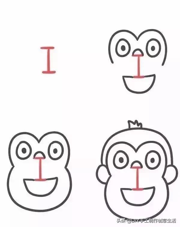 数字动物简笔画，数字小动物简笔画简单又漂亮（用数字1到6画各种小动物）