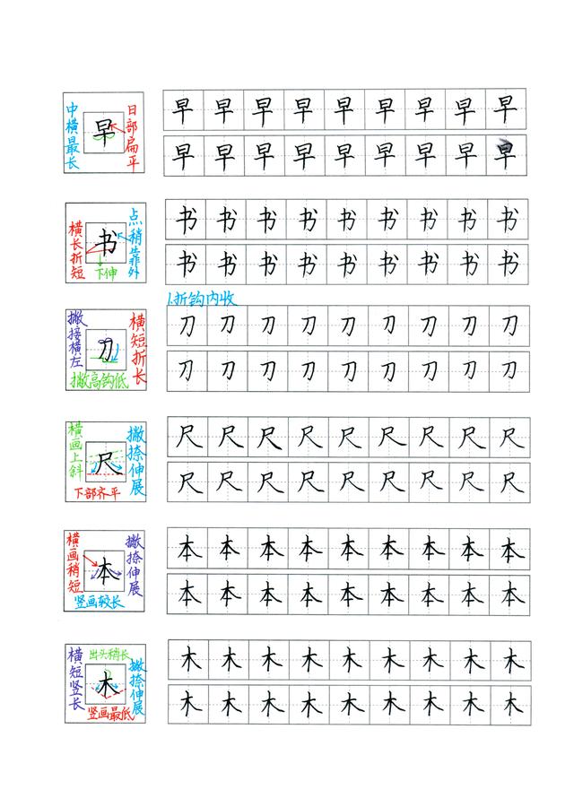 一年级生字表练字100字，一年级生字练字表硬笔（一年级上册硬笔生字全集）