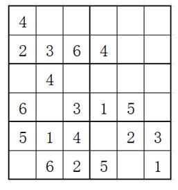 数独6，数独6宫格入门技巧