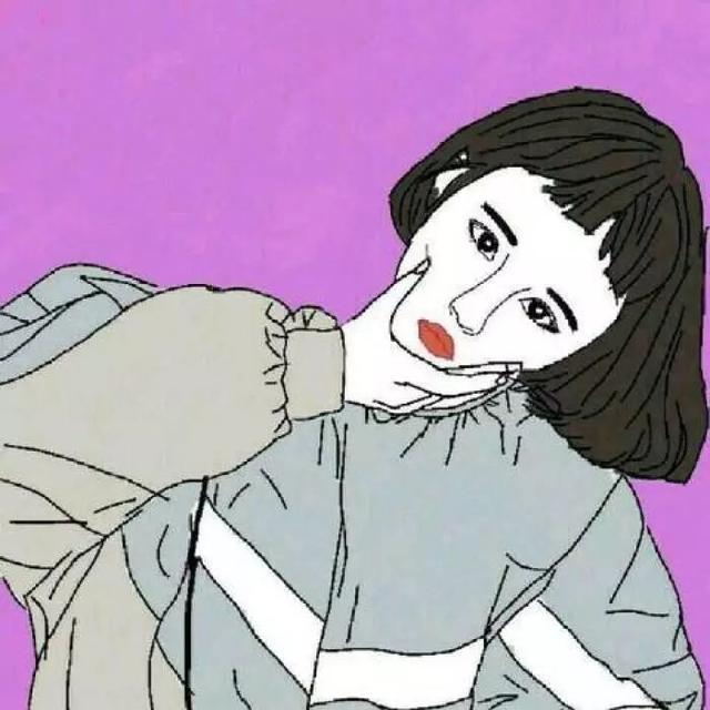 超有质感的手绘头像，能够给自己增加自信心