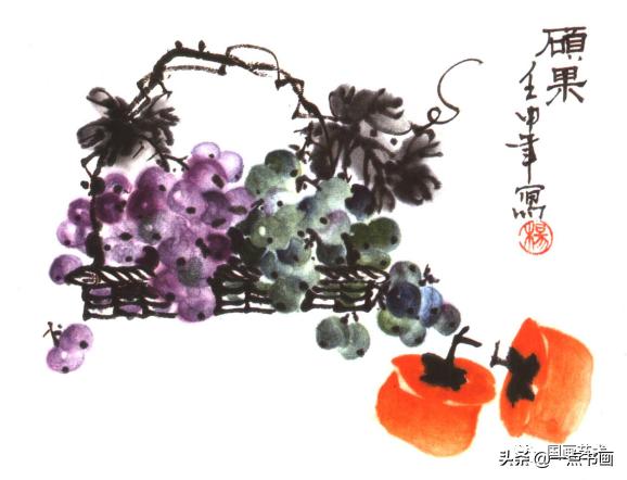 写意蔬果番茄的画法，写意蔬果画法步骤示范