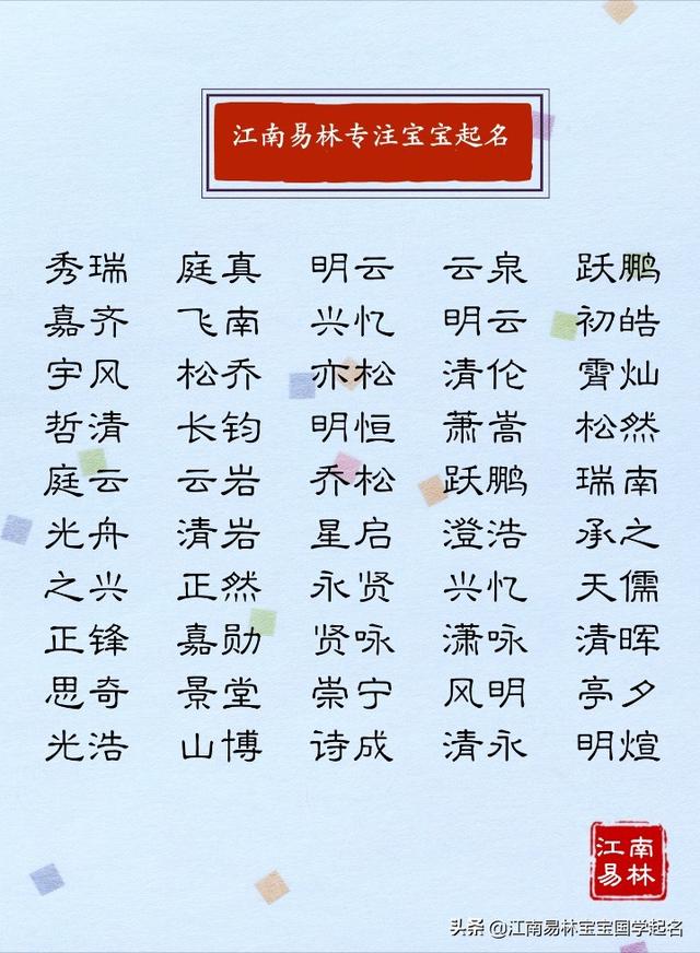 免费取名字大全男孩生辰八字起名(余名字大全男孩免费)插图3