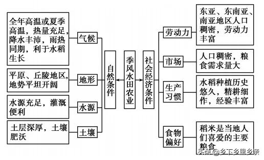 典型的农业地域类型及其特点，高中地理：几组农业概念的区分