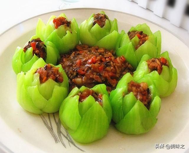 香菇油菜的做法最正宗的做法，高颜值的香菇油菜16种做法