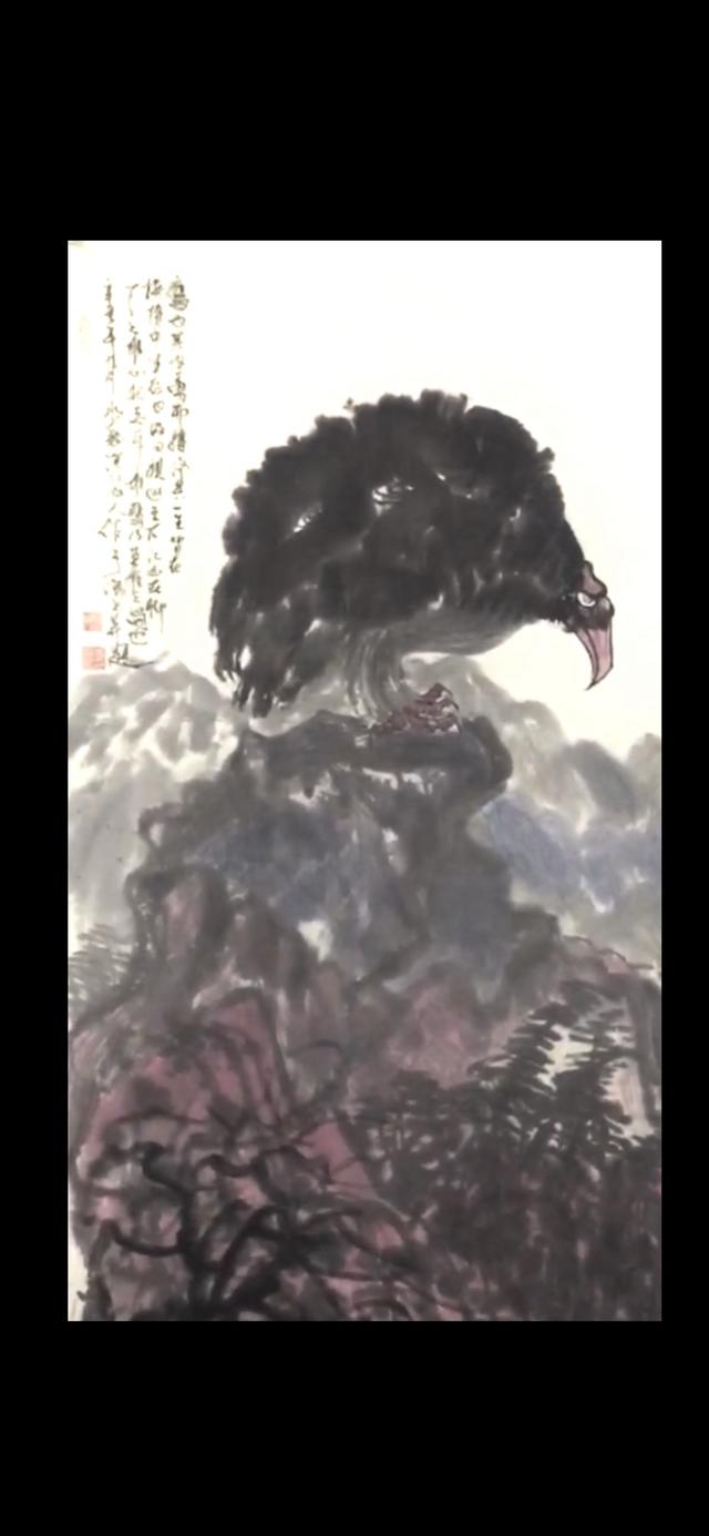 鹰画得最好的画家，书画双绝久负盛名