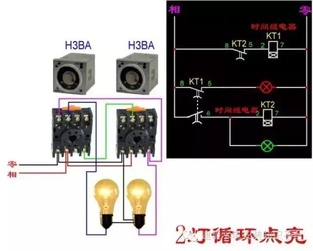 简单日光灯连接电路图，家庭常用日光灯接线图与接线方法