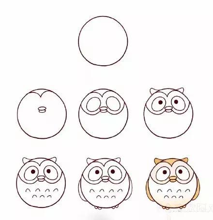 幼儿简笔画大全1笔画，一笔画成的小动物简笔画