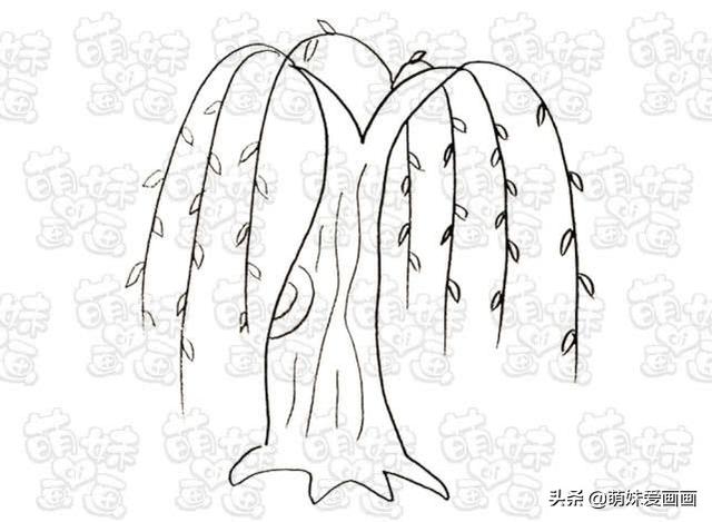 春天来了儿童画，春天主题素材简笔画大全（春天来了儿童画简笔画横版）