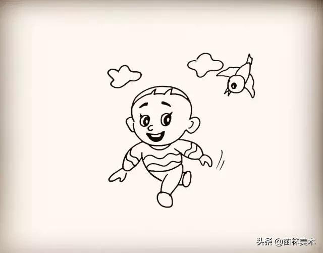 简笔画入门10张，一组零基础学员荷花简笔画作品