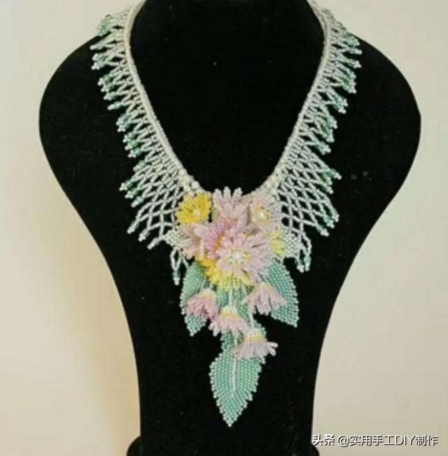 40款时尚的串珠项链，圆珠串珠项链教程大全