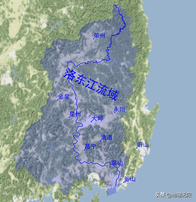 朝鲜半岛及两水洞，朝鲜大榆洞地图全图