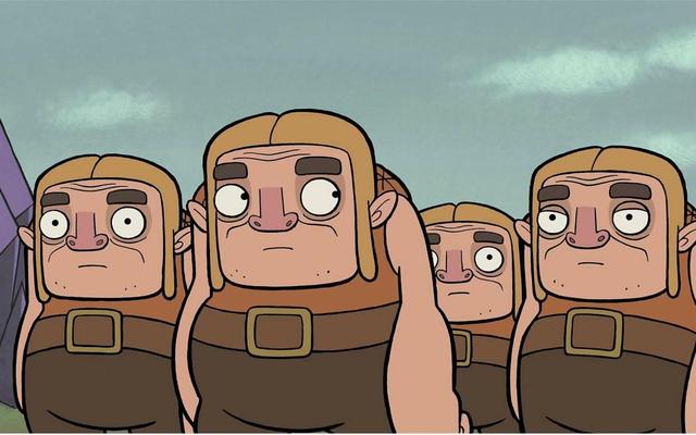 部落冲突基本防御娱乐阵型，边打边修可还行