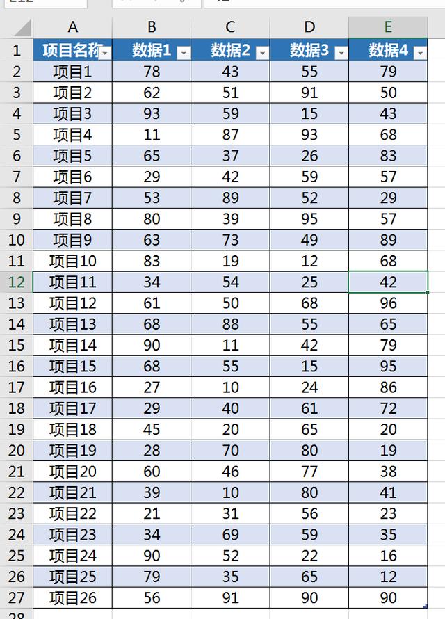 excel隔行填充颜色怎么填，两种方法批量隔行填充颜色