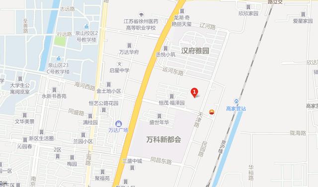 徐州市区三星级高中，这条路上要建徐州规模最大高中