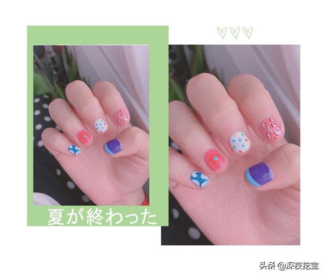 超级显白的基础款美甲，显白显嫩的美甲来一波儿~