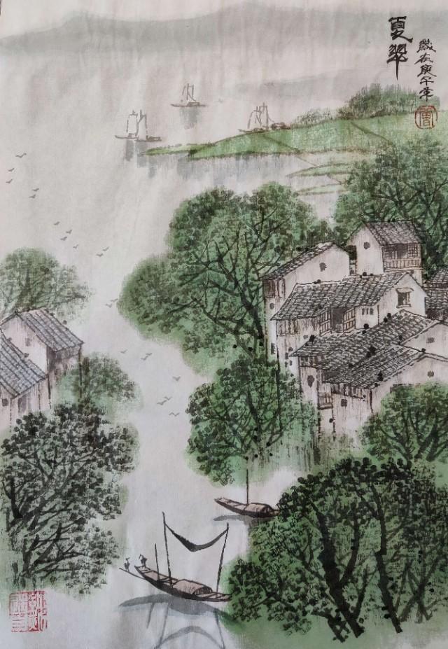 春夏秋冬怎么画，国画春夏秋冬四季简笔画