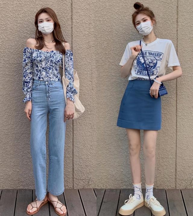 适合打造高级气质的蓝色系搭配，蓝色和什么色搭配起来最小清新