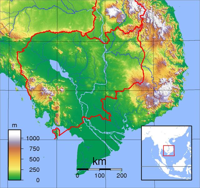 柬埔寨面积和人口，柬埔寨有多大国土面积