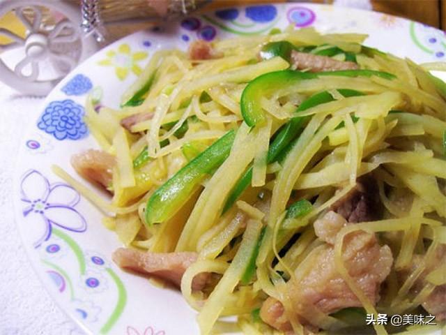 青椒土豆丝家常做法图解，朴素而又美味的青椒土豆丝15种做法