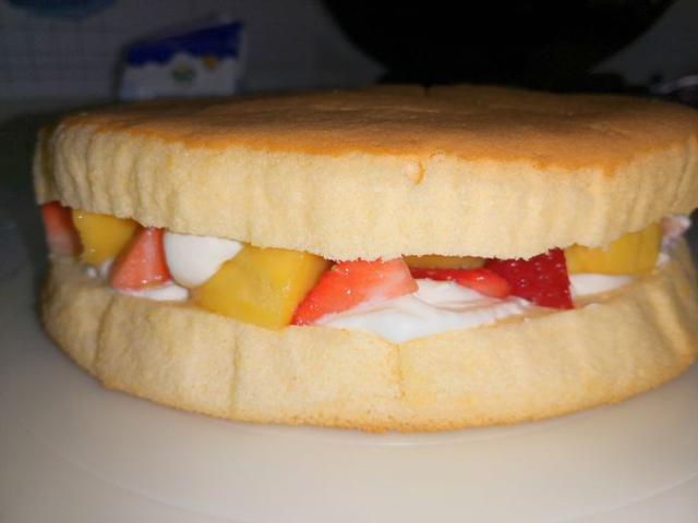 6寸生日蛋糕图片，超详细的6寸戚风蛋糕（十分钟搞定一道挑战一下6寸戚风蛋糕）