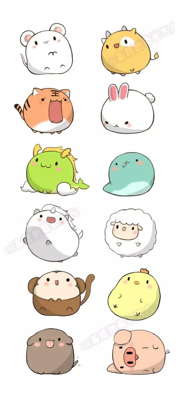 如何画十二生肖，十二生肖怎么画的简单又漂亮