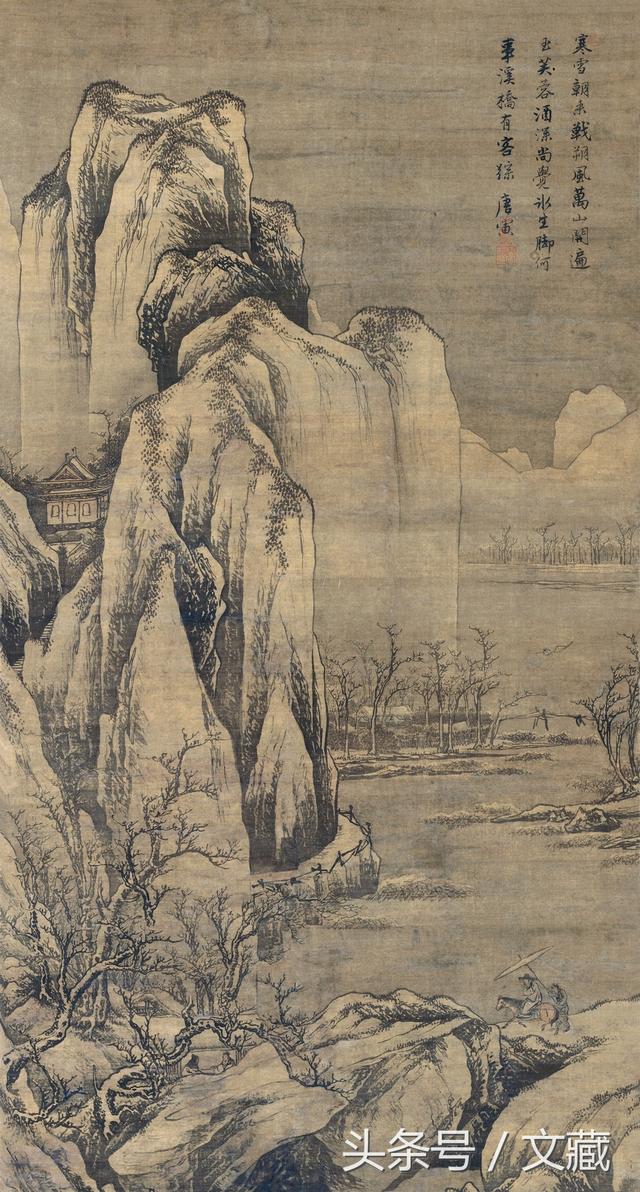 鉴赏唐寅100幅高清书画，明代唐伯虎精美画作高清欣赏系列