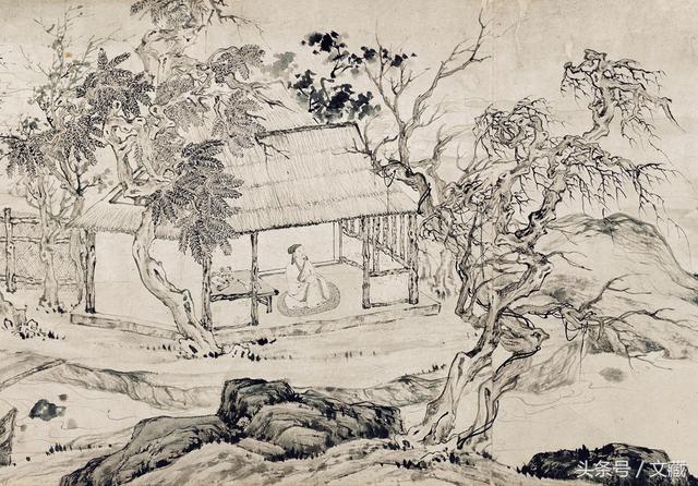 鉴赏唐寅100幅高清书画，明代唐伯虎精美画作高清欣赏系列