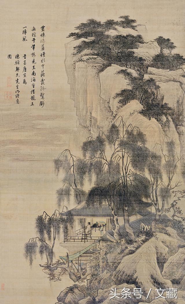 鉴赏唐寅100幅高清书画，明代唐伯虎精美画作高清欣赏系列