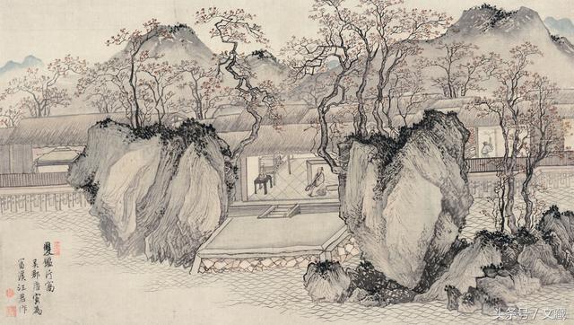 鉴赏唐寅100幅高清书画，明代唐伯虎精美画作高清欣赏系列