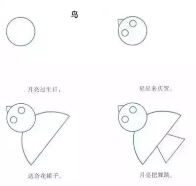 儿童的简笔画简单又好看，孩子们最爱的简笔画
