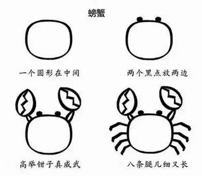 儿童的简笔画简单又好看，孩子们最爱的简笔画